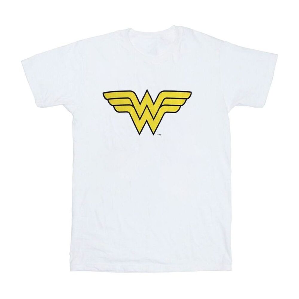 Wonder Woman Unisex Adult Logo T-Shirt / White